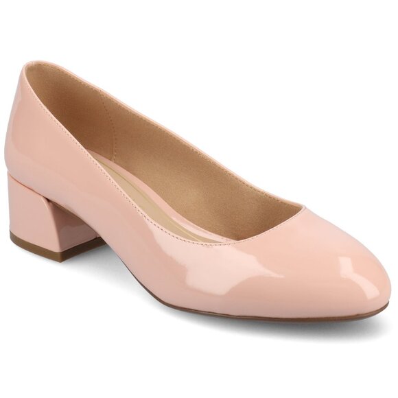 Journee Collection Womens Saarii Round Toe Heel Pumps Light Pink Size 11 NWOB - Picture 1 of 3